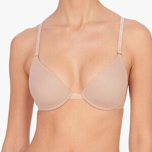Natori Sheer Convertible Ultra Light Contour Plunge Bra 32DD(E)